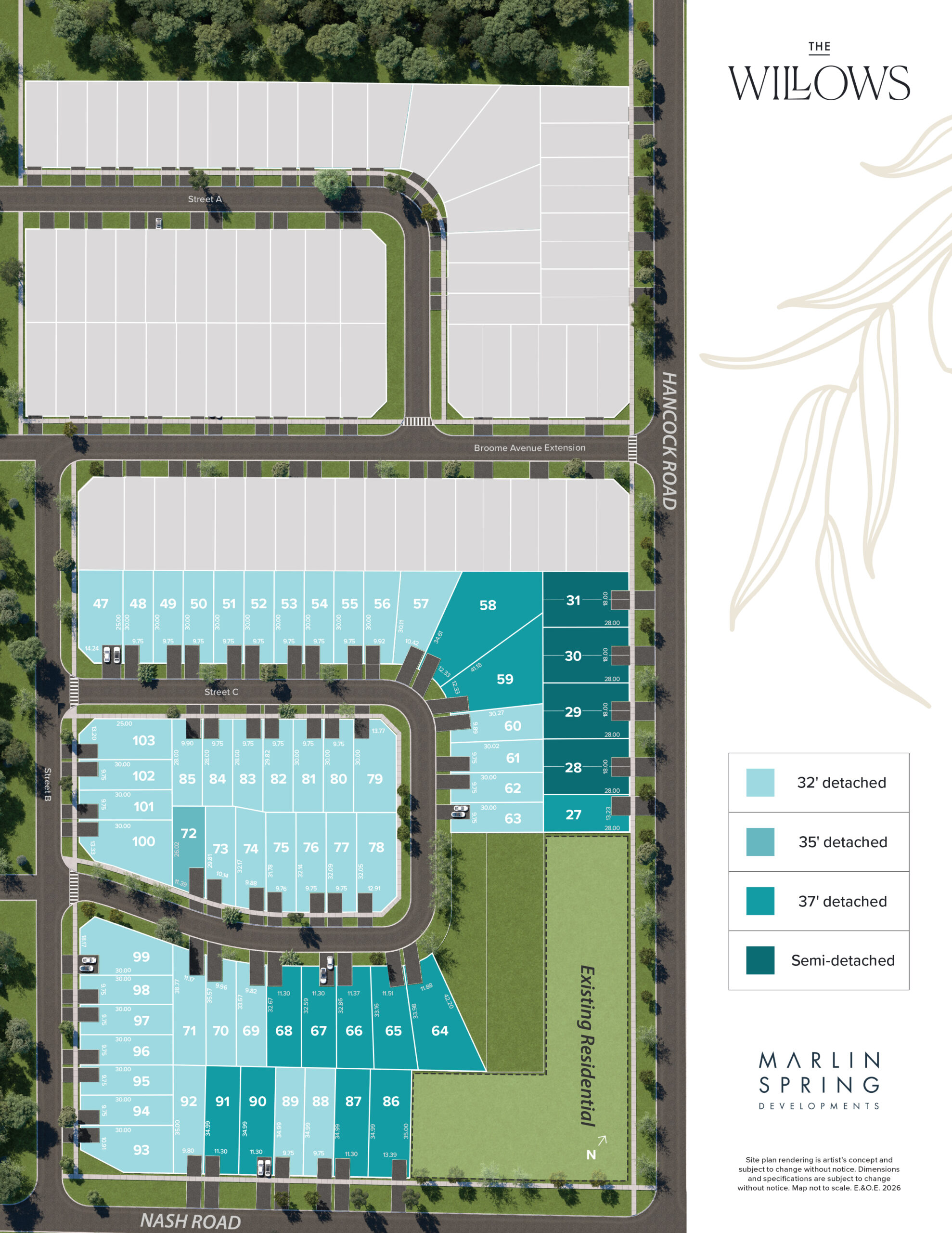 WIL SitePlan Detached F Phase 2026 04 10.indd
