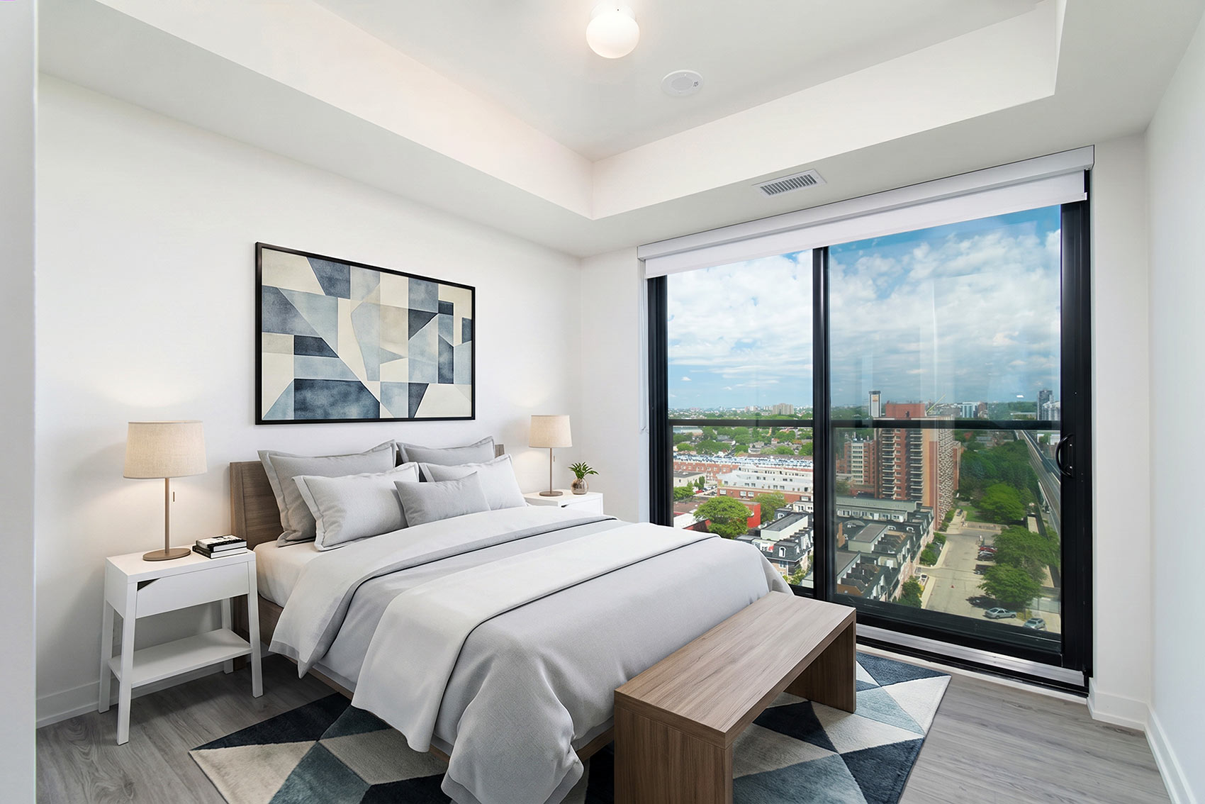 029 Primary Bedroom Shown Virtually Staged