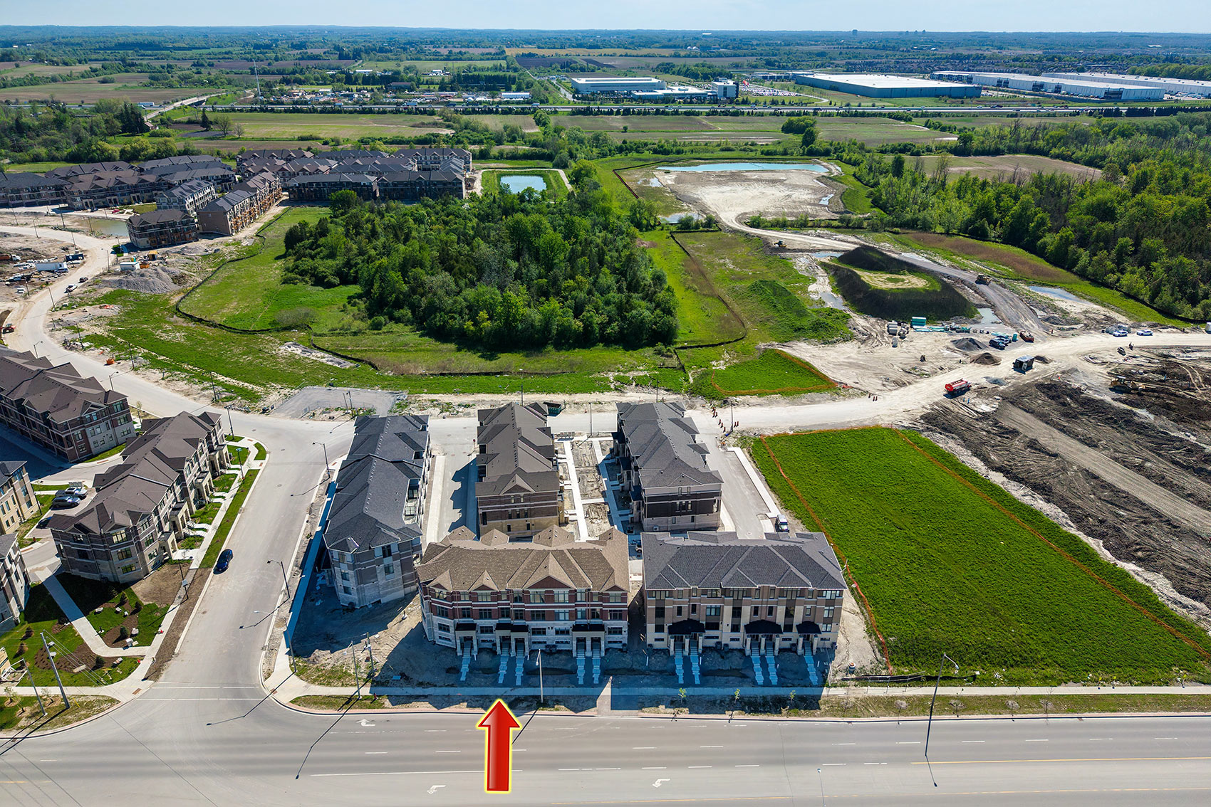 002 Aerial View of 11393 Leslie Street